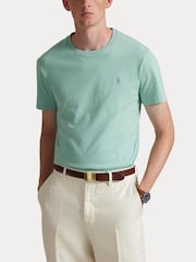Polo Ralph Lauren Celadon Custom Fit T-Shirt - Image 6 of 8