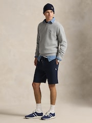Polo Ralph Lauren Aviator Navy Double Knit Tech Shorts - Image 3 of 8