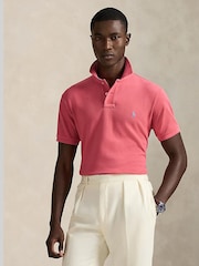 Polo Ralph Lauren Red Sky Custom Fit Pique Polo Shirt - Image 1 of 5