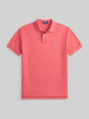 Polo Ralph Lauren Red Sky Custom Fit Pique Polo Shirt - Image 7 of 7