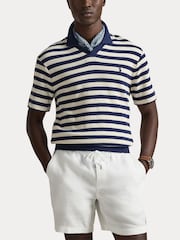 Фактурная рубашка поло в полоску Polo Ralph Lauren - Изображение 7 8