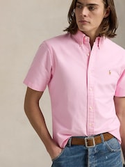 Polo Ralph Lauren New Rose Custom Fit Short Sleeve Oxford Shirt - Image 4 of 5