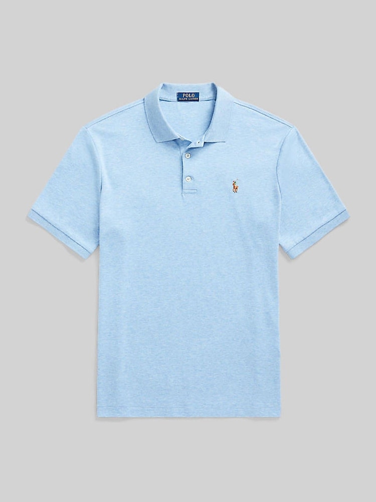 Polo Ralph Lauren Isle Heather Soft Touch Pima Polo Shirt - Image 8 of 8