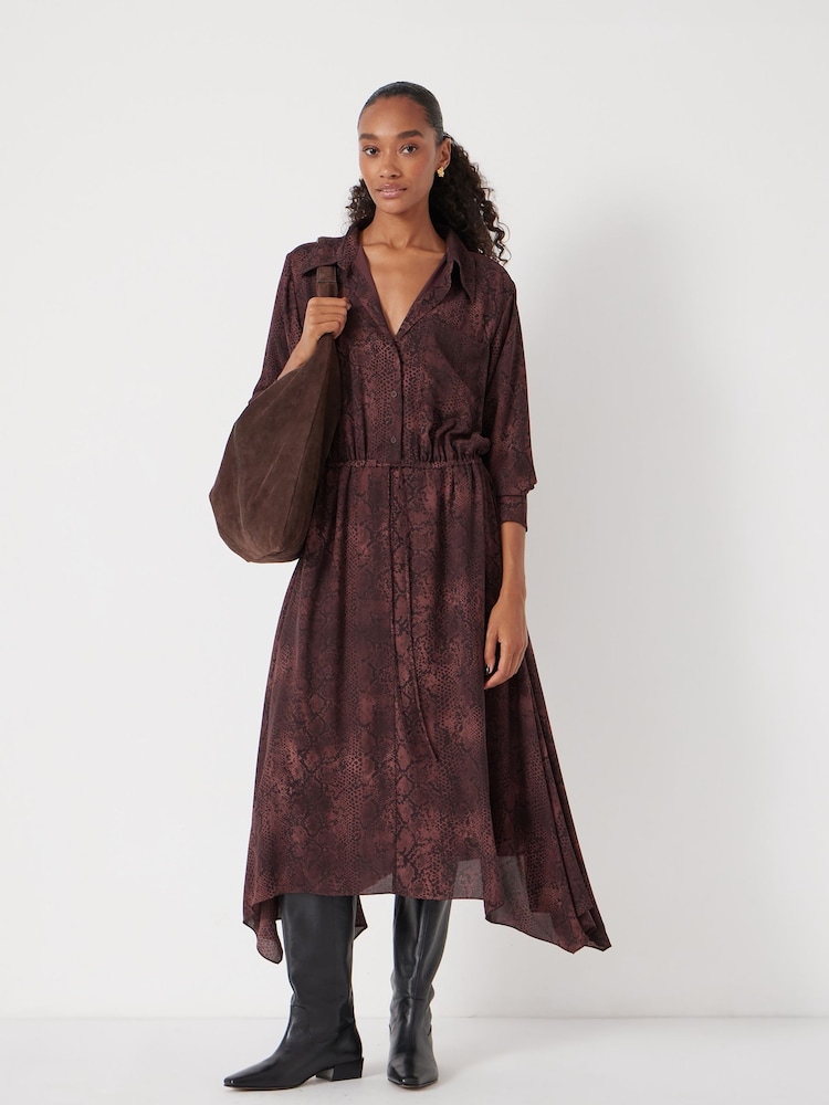 Hush Chiffon Hanky Hem Maxi Dress - Imagem 1 de 5