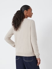Hush Natural Ivy Fine Merino Crew Jumper - Image 4 of 5