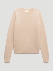Hush Natural Ivy Fine Merino Crew Jumper - Image 5 of 5