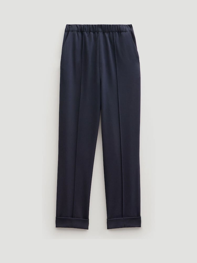 Hush Blue Slim Pull On Suit Trousers - Image 5 of 5 Hush Blue Slim Pull On Suit Trousers - Image 5 of 5