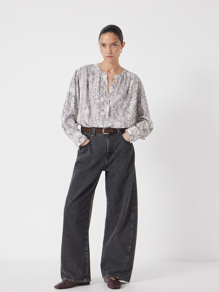 Hush Grey Fernanda Snake Printed Blouse - Image 2 of 6