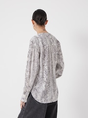 Hush Grey Fernanda Snake Printed Blouse - Image 5 of 6