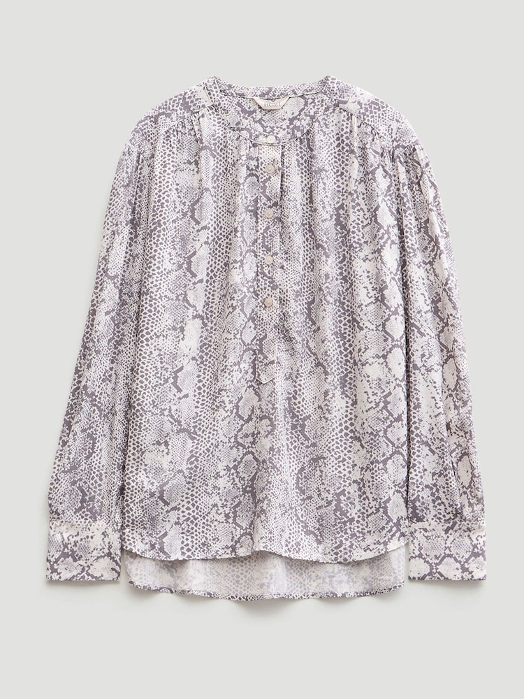 Hush Grey Fernanda Snake Printed Blouse - Image 6 of 6