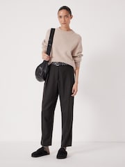 Hush Black Tapered Leg Trousers - Image 2 of 5