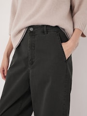 Hush Black Tapered Leg Casual Trousers - Image 3 of 6