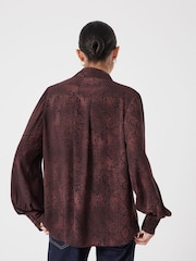 Hush Brown Printed Long Sleeve Shirt - Image 3 of 5