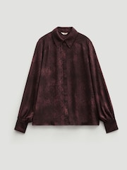 Hush Brown Printed Long Sleeve Shirt - Image 5 of 5
