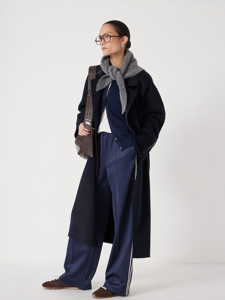 Hush Blue Pure Wool Double Faced Coat - Image 2 of 7