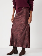 Hush Brown Simone Slinky Skirt - Image 2 of 5