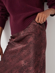 Hush Brown Simone Slinky Skirt - Image 3 of 5