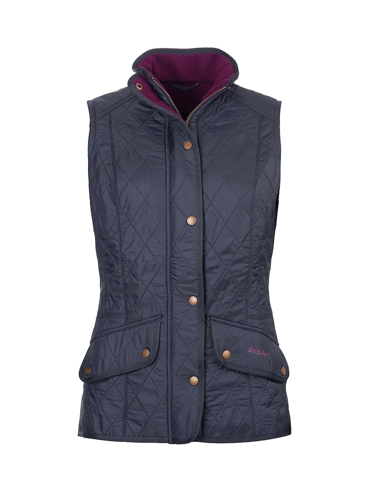 Barbour® Blue Cavalry Gilet - Image 2 of 3 Barbour® Blue Cavalry Gilet - Image 2 of 3