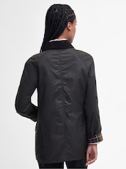 Barbour® Green Beadnell Classic Wax Jacket - Image 3 of 9