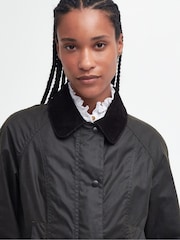 Barbour® Green Beadnell Classic Wax Jacket - Image 4 of 9