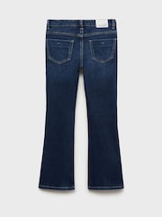 Mango Blue Buttons Flare Jeans - Image 4 of 5