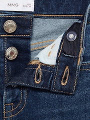 Mango Blue Buttons Flare Jeans - Image 5 of 5