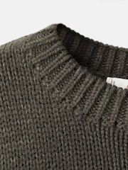 Mango Green Jacquard Knitted Jumper - Image 6 of 6