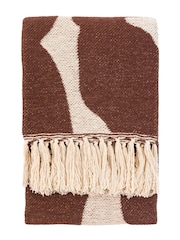 Gallery Home Brown Mira Abstract Throw - Image 4 of 6