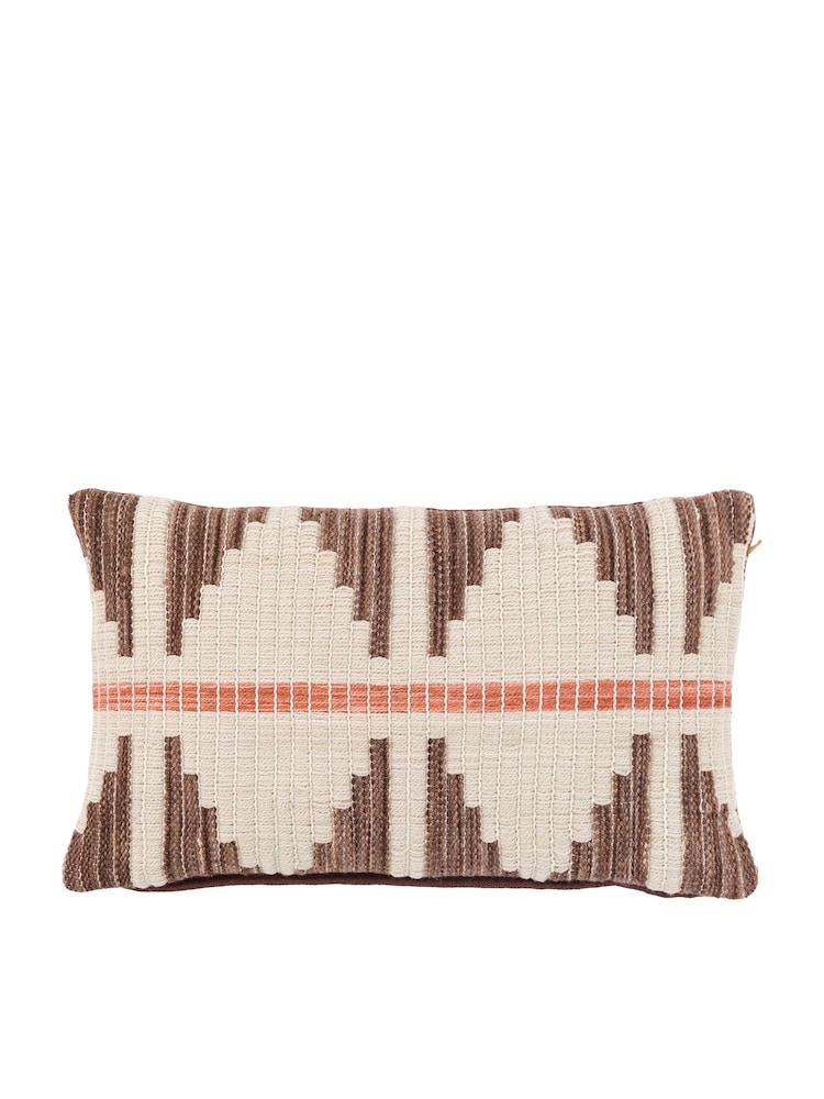 Gallery Home Brown Bram Woven Cushion - Image 6 of 6 Gallery Home Brown Bram Woven Cushion - Image 6 of 6
