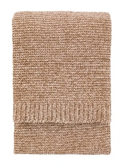 Gallery Home Taupe Deco Luxe Chunky Throw - Image 4 of 6