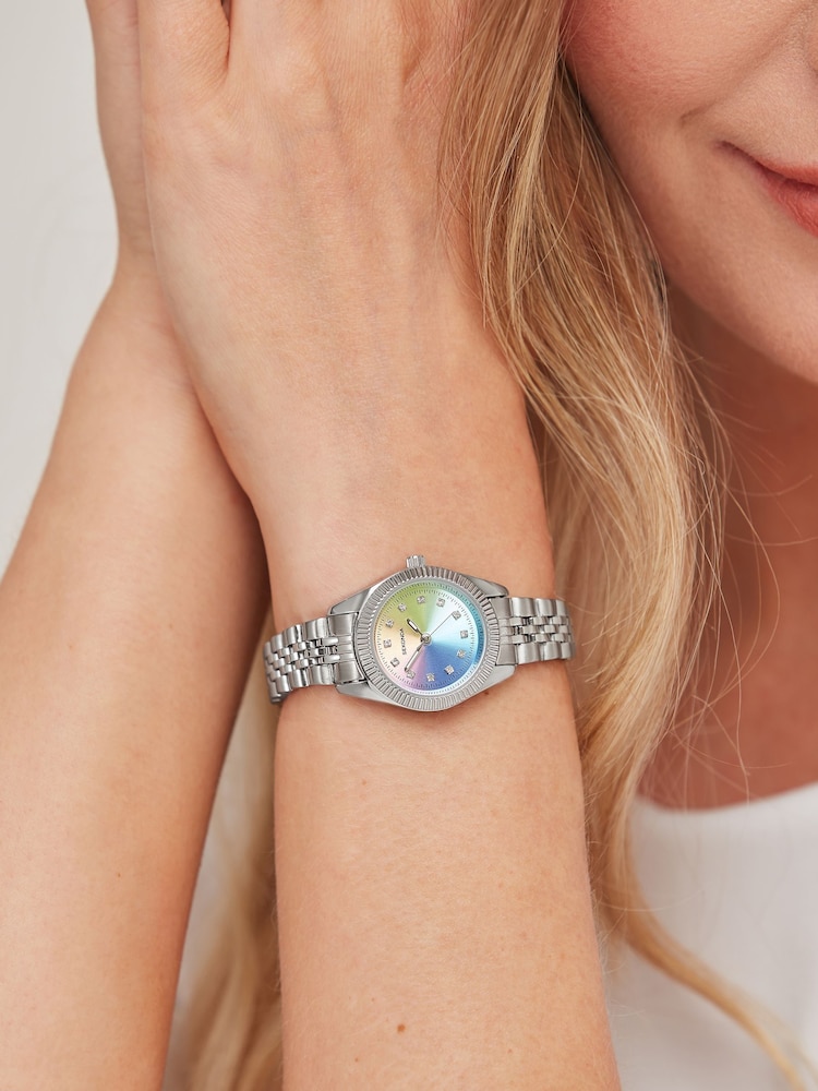Sekonda Francis 26mm Womens Round Analogue Watch with Silver Bracelet - Image 1 of 6 Sekonda Francis 26mm Womens Round Analogue Watch with Silver Bracelet - Image 1 of 6