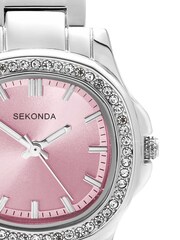 Sekonda Octaire 30mm Womens TV Silver Analogue Watch with Silver Bracelet - Image 5 of 6