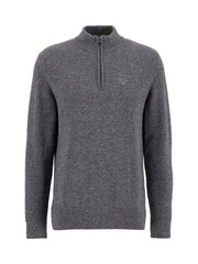 Barbour® Grey Essential Tisbury Half Zip Jumper - Image 4 of 5
