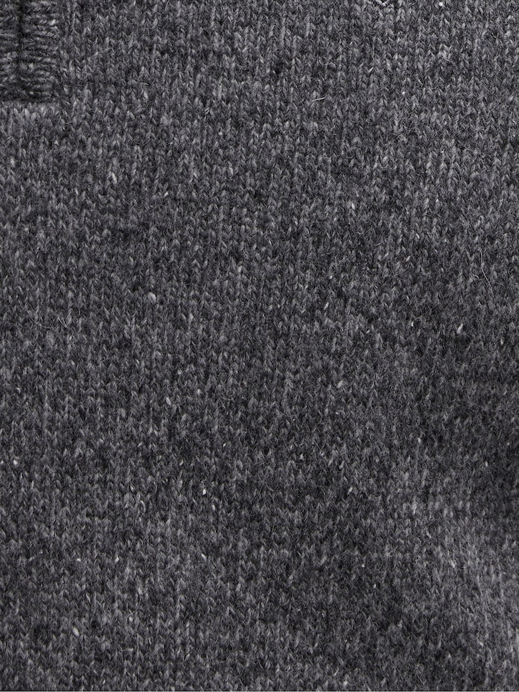 Barbour® Grey Ess Tisbury Hf Dk Seaw Jumper - Image 6 of 6