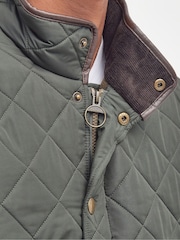 Barbour® Green Powell Quilt Jacket - Image 5 of 7