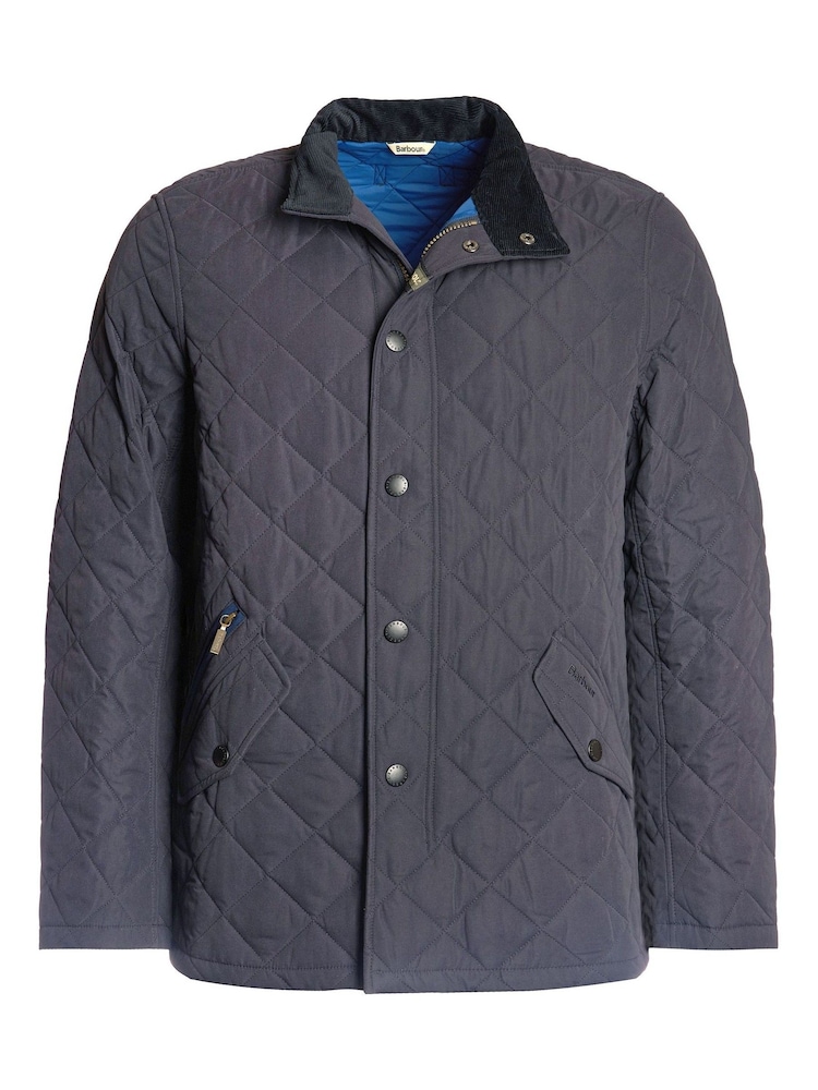 Barbour® Blue Shoveler Quilt Coat - Image 7 of 7 Barbour® Blue Shoveler Quilt Coat - Image 7 of 7