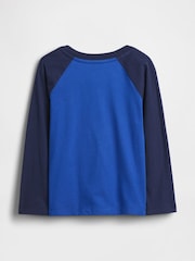 Gap Blue/Navy Logo T-Shirt (6mths-5yrs) - Image 2 of 2