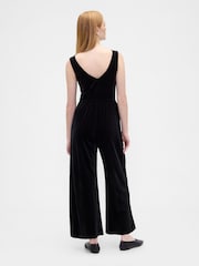 Gap Black Wide-Leg Jumpsuit - Image 2 of 6