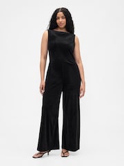Gap Black Wide-Leg Jumpsuit - Image 3 of 6