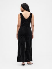 Gap Black Wide-Leg Jumpsuit - Image 4 of 6