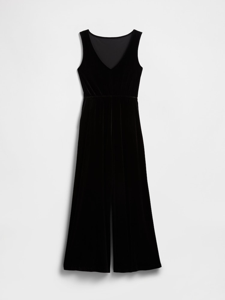Gap Black Wide-Leg Jumpsuit - Image 6 of 6
