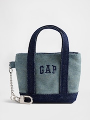 Gap Blue Logo Tote Keychain Charm - Image 1 of 2