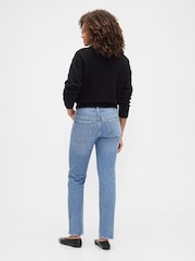 Bleu - Gap Jean droit slim taille basse 90s - Image 3 de 6