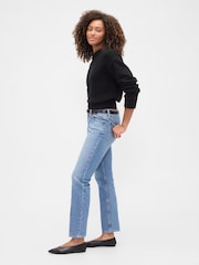 Bleu - Gap Jean droit slim taille basse 90s - Image 4 de 6