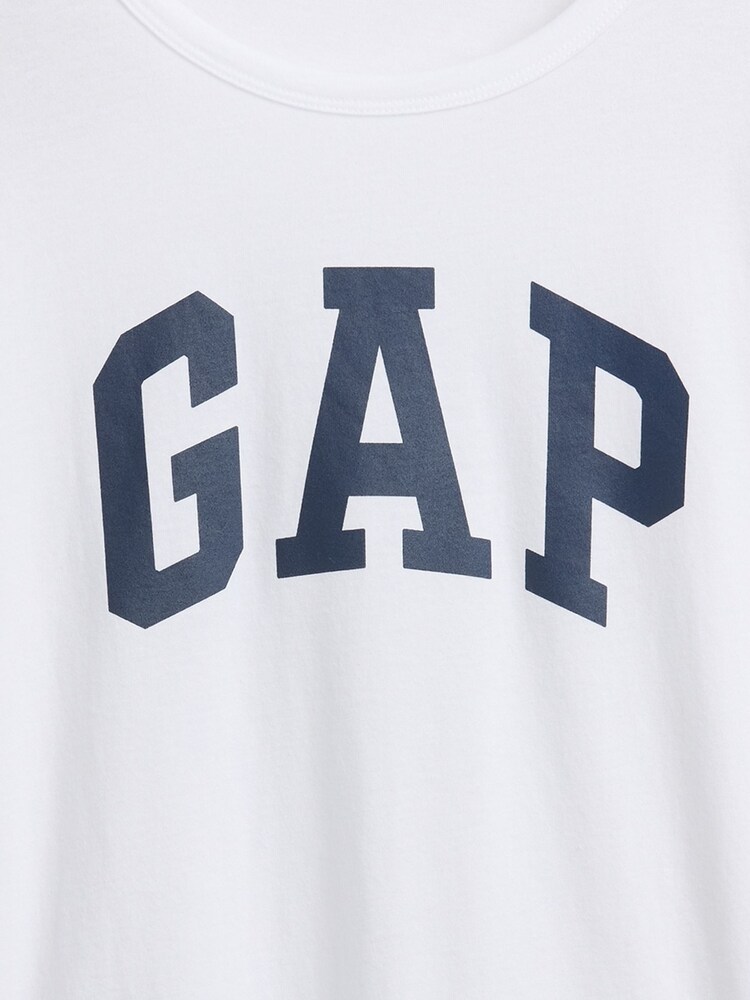 Gap White Long Sleeve Logo T-Shirt (2mths-13yrs) - Image 4 of 4 Gap White Long Sleeve Logo T-Shirt (2mths-13yrs) - Image 4 of 4