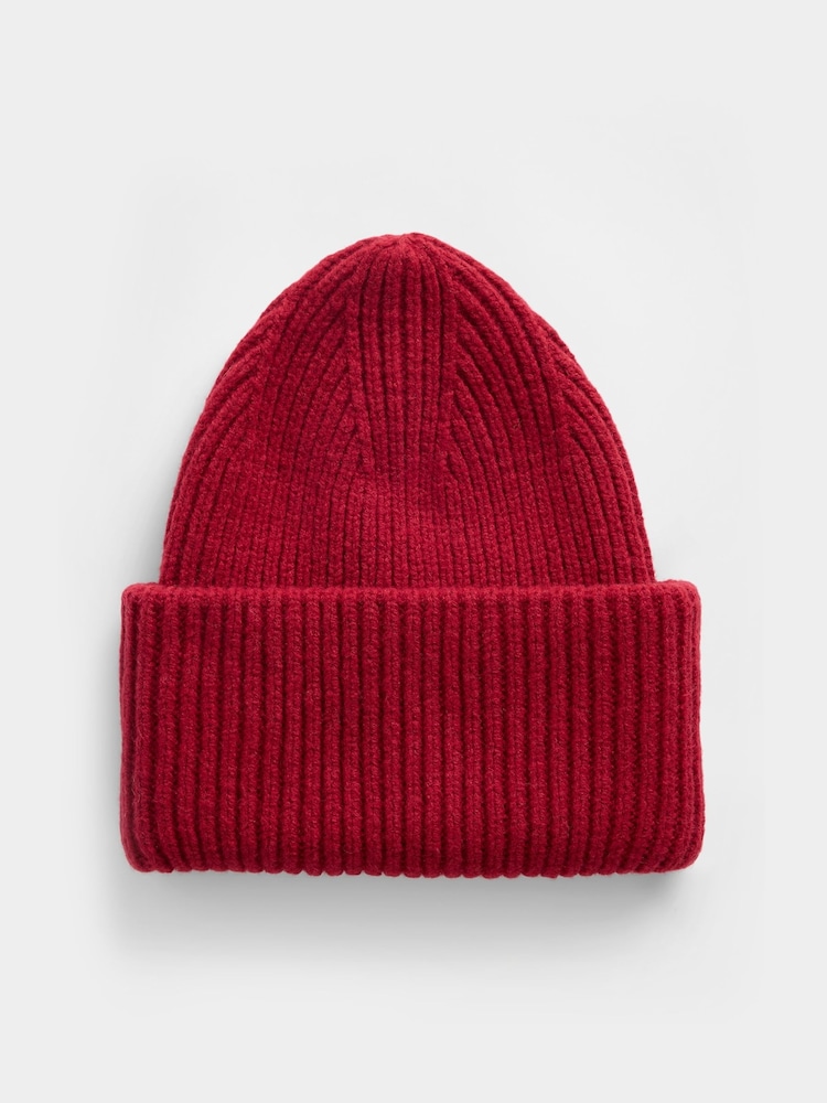 Gap Red Adults CashSoft Stretch Beanie - Image 5 of 5 Gap Red Adults CashSoft Stretch Beanie - Image 5 of 5