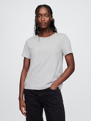 Gap Grey Cotton VintageSoft T-Shirt - Image 1 of 5