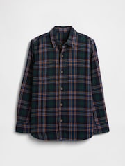 Gap Green Check Flannel Shirt (4-13yrs) (4-13yrs) - Image 1 of 3