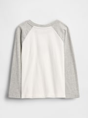 Gap White/Grey Logo T-Shirt (6mths-5yrs) - Image 2 of 2