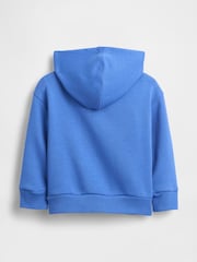 Gap Blue Relaxed Logo Print Zip Hoodie (6mths-5yrs) - Image 2 of 3
